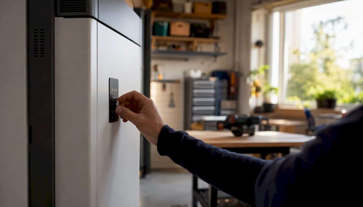 Regolazione manuale della capacità della batteria fotovoltaica domestica
