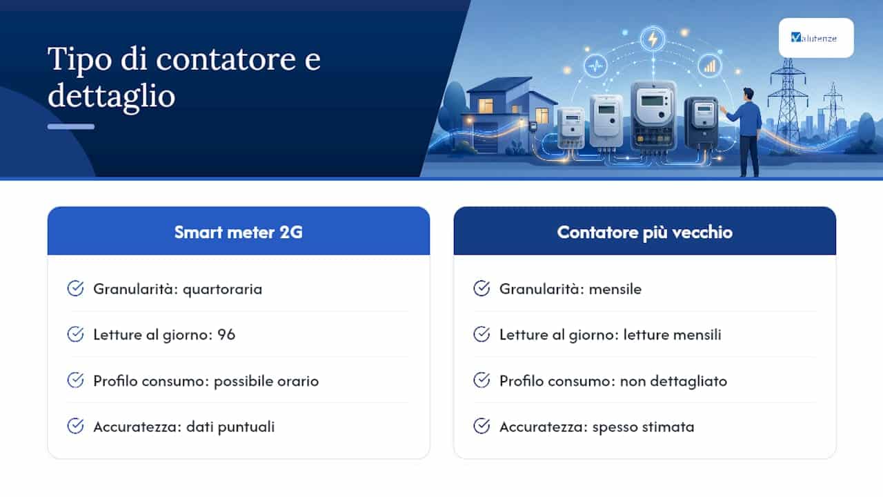 Confronto tra letture trimestrali e mensili