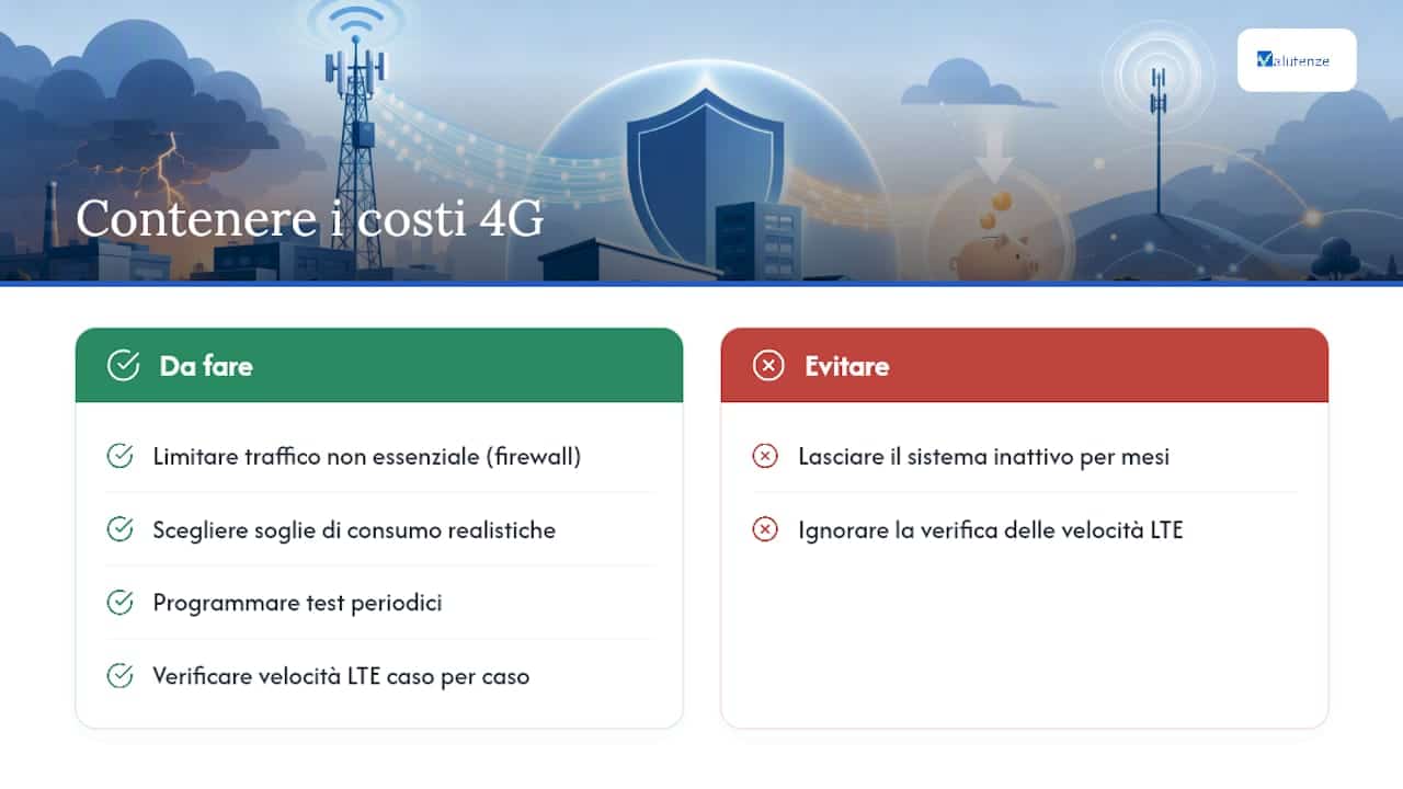 Quanto costa una linea di backup 4G — overview diagram