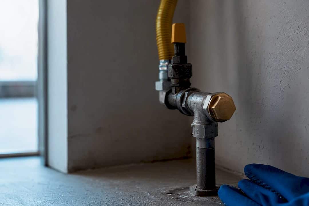 Punto gas privo di contatore installato