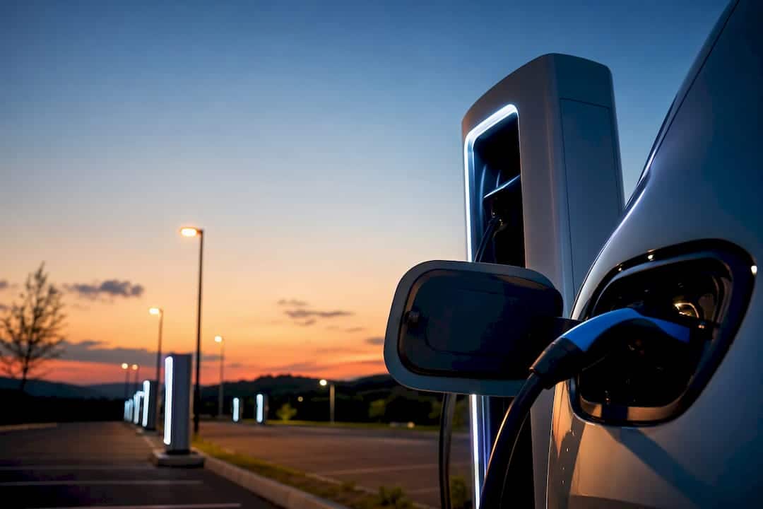 Punto di ricarica pubblico per veicoli elettrici